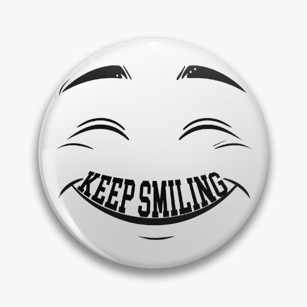 Item preview, Keep Smiling Bold Expressive Face Typography Minimalist Urban Design designed and sold by DesignArtist.ia.