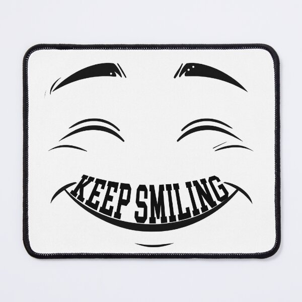 Item preview, Keep Smiling Bold Expressive Face Typography Minimalist Urban Design designed and sold by DesignArtist.ia.