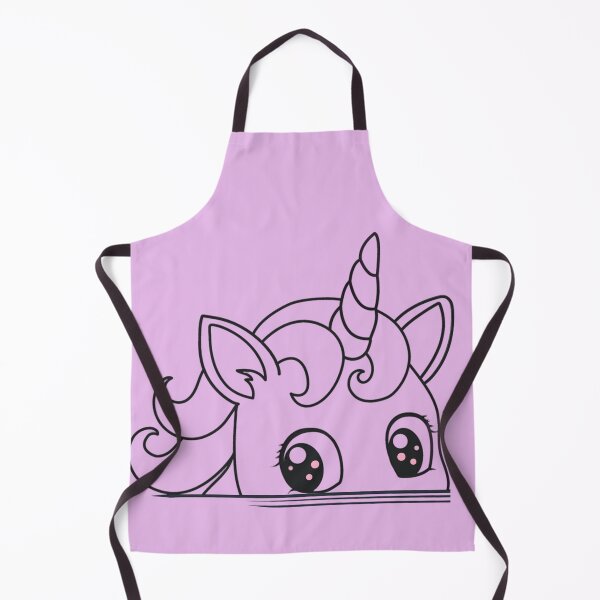 Item preview, Magical unicorn with colorful hair looks over the leash designed and sold by MT-Wunderland .