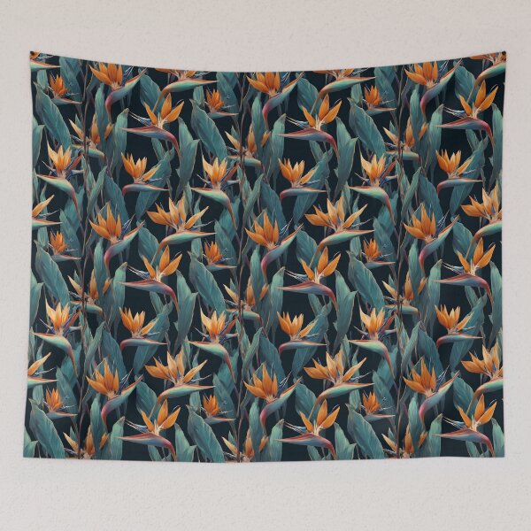 Item preview, Vibrant Tropical Flower Print  - Birth Flower Motif  - Gifts For Guys designed and sold by RoyalStarsPatts.