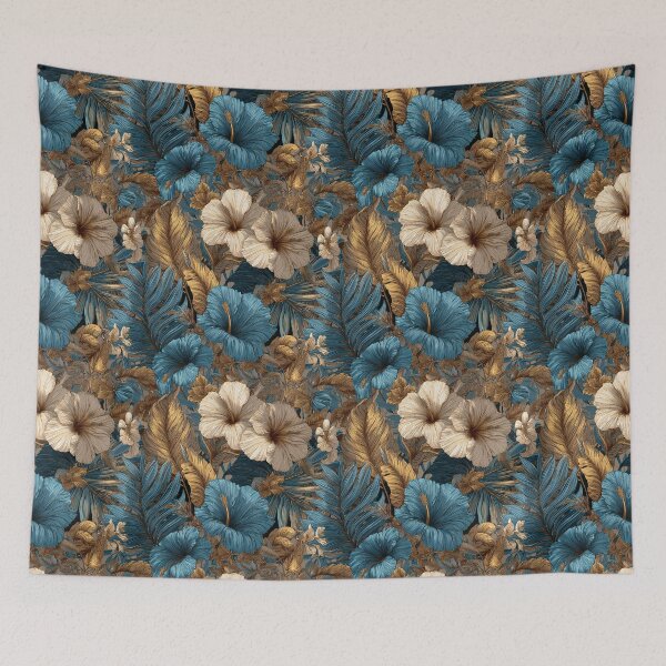 Item preview, Beautiful Tropical Flower Print  - Flower Garden Pattern  - Anniversary Gifts For Husband designed and sold by RoyalStarsPatts.
