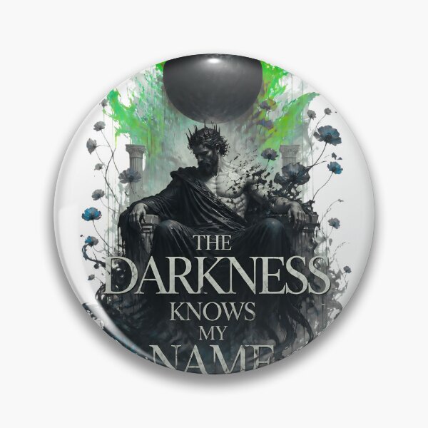 Item preview, The Darkness Knows My Name Artistic Dark Mythology Design transparent backgraund designed and sold by ArtisElec.