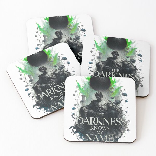 Item preview, The Darkness Knows My Name Artistic Dark Mythology Design transparent backgraund designed and sold by ArtisElec.