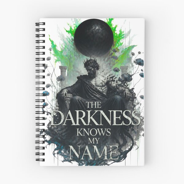 Item preview, The Darkness Knows My Name Artistic Dark Mythology Design transparent backgraund designed and sold by ArtisElec.