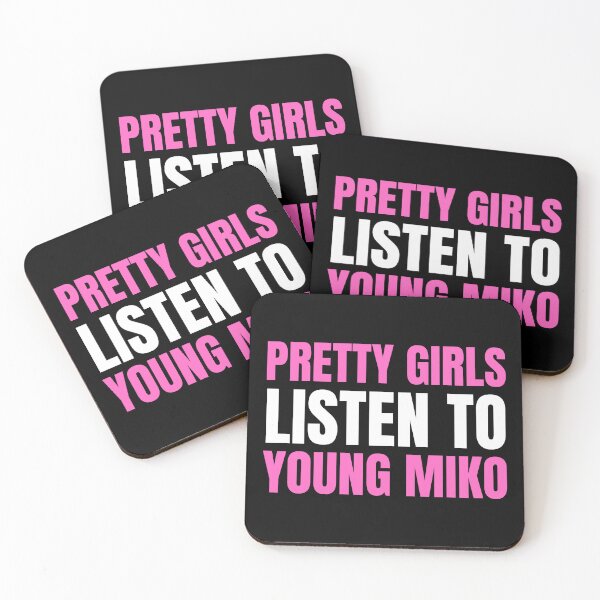 Item preview, Pretty Girls Listen To Young Miko designed and sold by moonna designs.