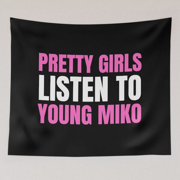 Item preview, Pretty Girls Listen To Young Miko designed and sold by moonna designs.