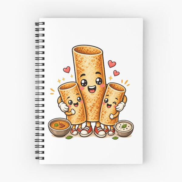 Item preview, Cute Dosa Family – Kawaii South Indian Food Cartoon Design | Dosa Lover Gift designed and sold by Globalcitytees.
