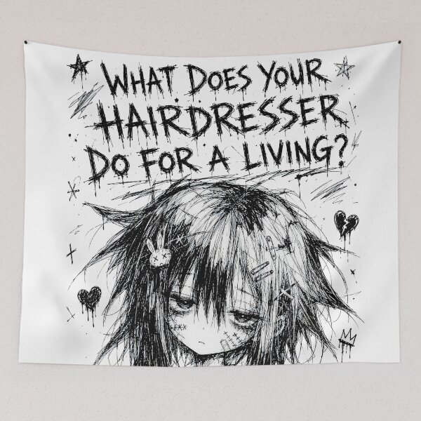 Item preview, hairdresser designed and sold by Saint Arts Studio.