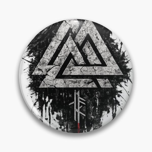 Item preview, Yggdrasil Valknut Norse Rune Symbol Dark Viking Style designed and sold by Woodpecker0.
