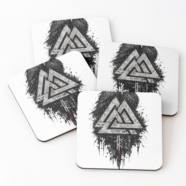 Item preview, Yggdrasil Valknut Norse Rune Symbol Dark Viking Style designed and sold by Woodpecker0.