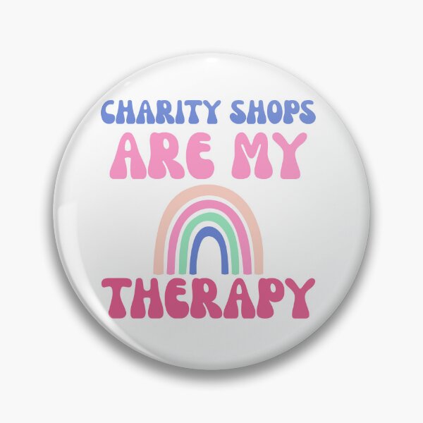 Item preview, Charity shops are my therapy designed and sold by BritishDelights.