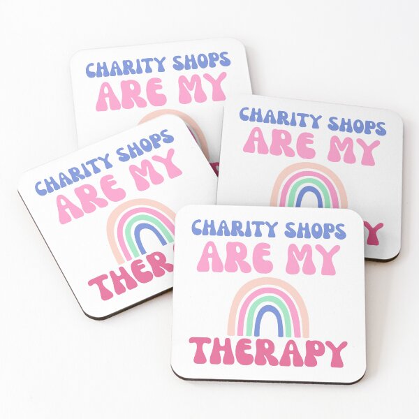 Item preview, Charity shops are my therapy designed and sold by BritishDelights.