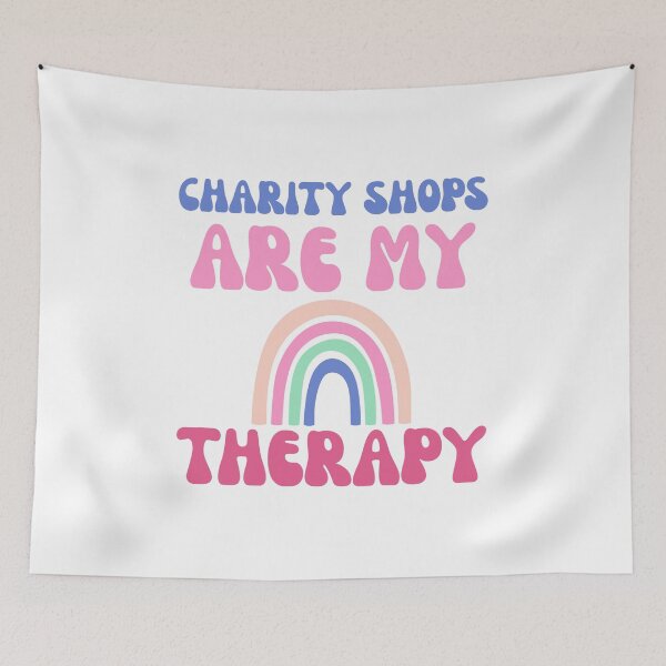 Item preview, Charity shops are my therapy designed and sold by BritishDelights.