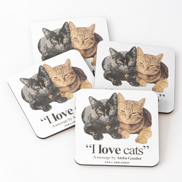 Item preview, Ateba Gautier "I Love Cats" designed and sold by JeyVel.