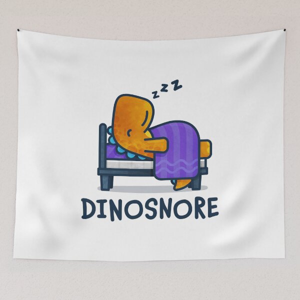 Item preview, Dinosnore - Orange designed and sold by Tom Napper Design.
