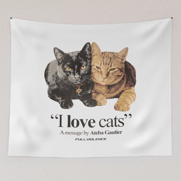 Item preview, Ateba Gautier "I Love Cats" designed and sold by JeyVel.