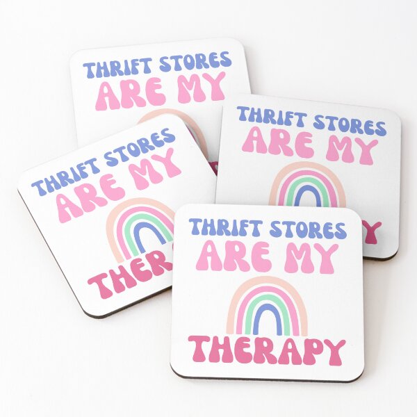 Item preview, Thrift stores are my therapy designed and sold by BritishDelights.