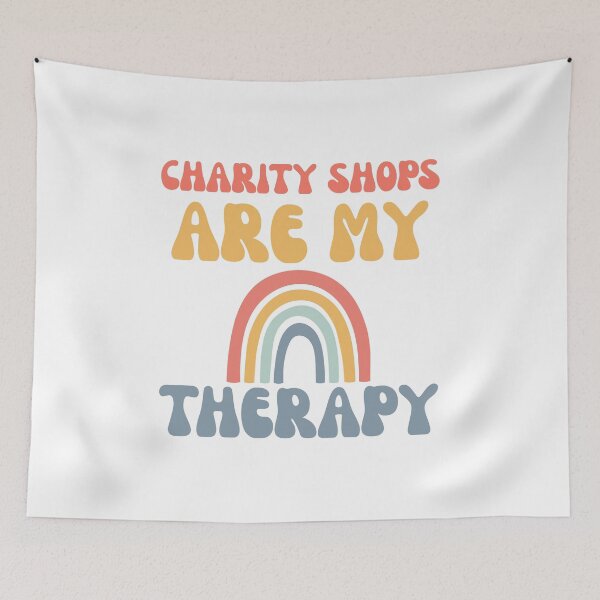 Item preview, Charity shops are my therapy designed and sold by BritishDelights.