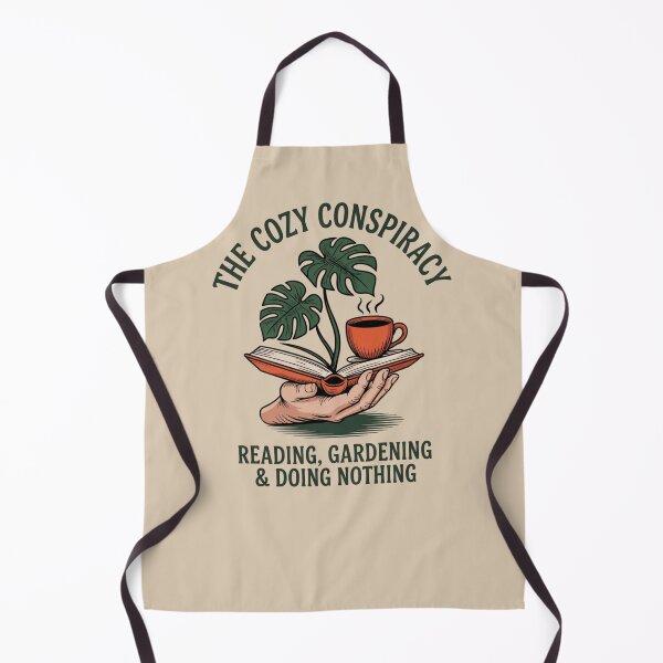 Item preview, The Cozy Conspiracy - Reading, Gardening & Doing Nothing - Vintage Badge designed and sold by Design_Your_Day.