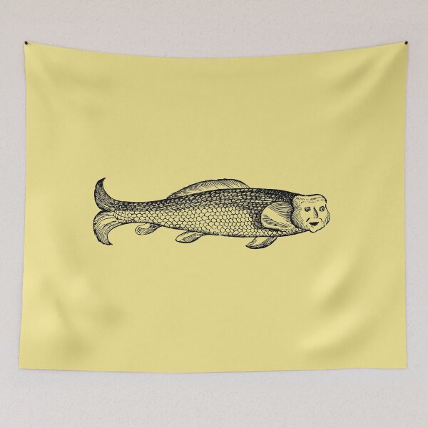 Item preview, Mythological Creature Vintage Art Sea Monster Cryptid designed and sold by TackyTime.