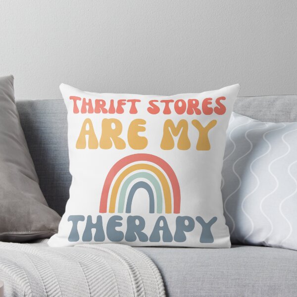 Item preview, Thrift stores are my therapy designed and sold by BritishDelights.