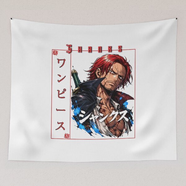 Item preview, Anime Red Hair Warrior – Sword Fighter Graphic Design designed and sold by lamiarte.