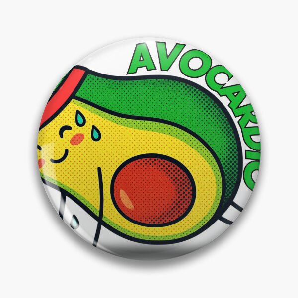 Item preview, Funny Sweating Avocado Cardio Workout - Fitness Pun Graphic designed and sold by 2msons.