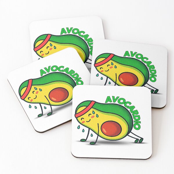 Item preview, Funny Sweating Avocado Cardio Workout - Fitness Pun Graphic designed and sold by 2msons.