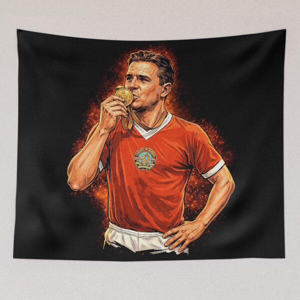 Item preview, Puskás Football Legend Pride designed and sold by Not Hugo.