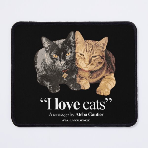 Item preview, Ateba Gautier "I Love Cats" designed and sold by JeyVel.