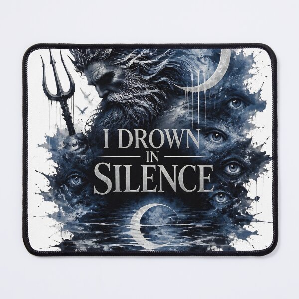 Item preview, I Drown In Silence Artistic Poseidon Mythology Design designed and sold by ArtisElec.