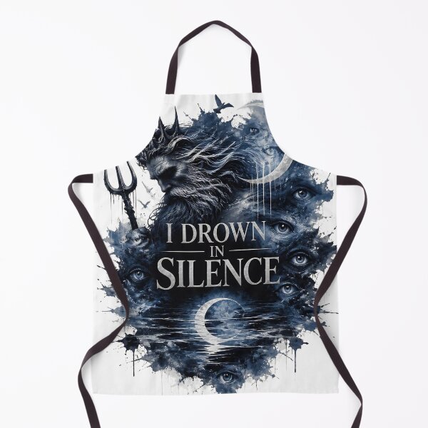Item preview, I Drown In Silence Artistic Poseidon Mythology Design designed and sold by ArtisElec.
