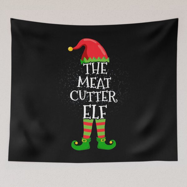 Item preview, MEAT CUTTER Elf Family Matching Christmas Group designed and sold by CosmoKitsch.
