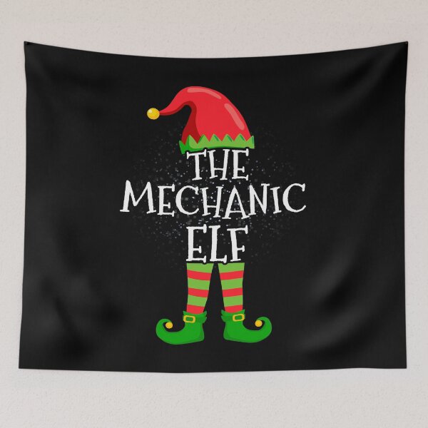 Item preview, Mechanic Elf Family Matching Christmas Group designed and sold by CosmoKitsch.