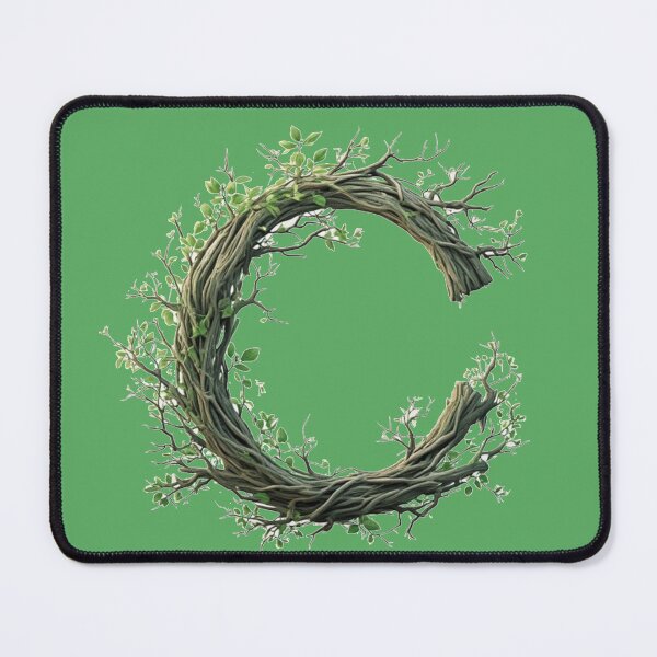 Item preview, Nature Inspired Letter C Tree Branch Art designed and sold by Digital Design Art.
