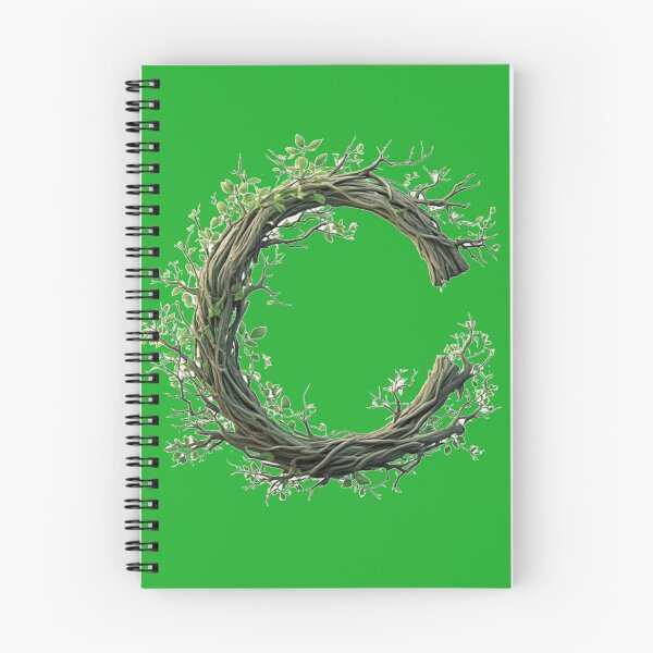 Item preview, Nature Inspired Letter C Tree Branch Art designed and sold by Digital Design Art.