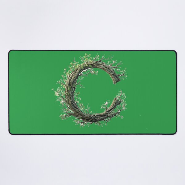 Item preview, Nature Inspired Letter C Tree Branch Art designed and sold by Digital Design Art.