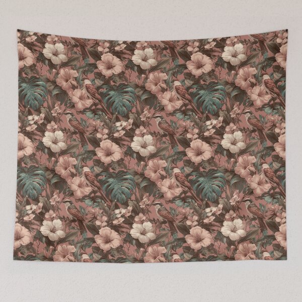 Item preview, Cute Tropical Floral - Flower Floral Print  - Gifts For Coworkers designed and sold by RoyalStarsPatts.