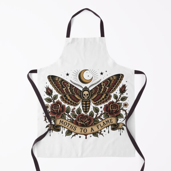 Item preview, Moths to a Flame Roses Traditional Tattoo Shirt designed and sold by EDAE.