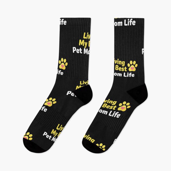 Item preview, Living My Best Pet Mom Life Funny Dog Cat Lover Tee designed and sold by artlife4.