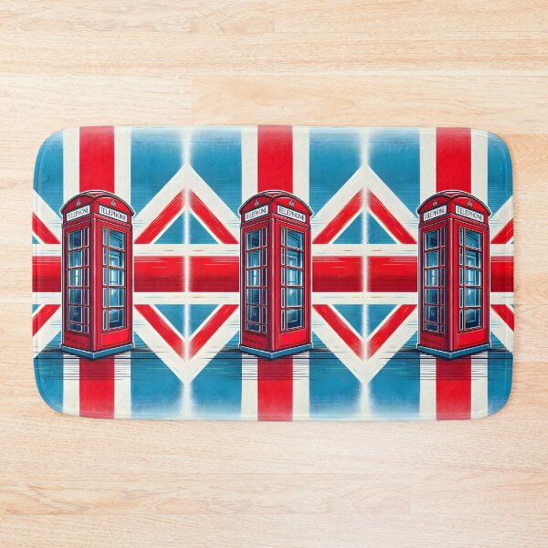 Item preview, Vintage London Telephone Booth with Union Jack – Retro British Illustration designed and sold by Sybille-Yates.