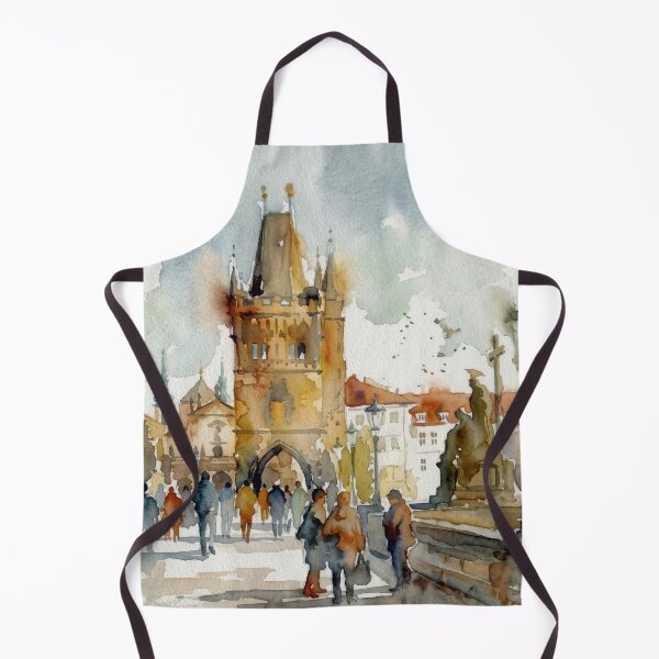 Item preview, Prague Charles Bridge Watercolor designed and sold by caracatita75.