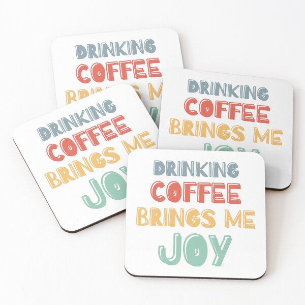 Item preview, Drinking coffee brings me joy designed and sold by BritishDelights.