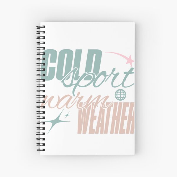 Item preview, Cold Sport Warm Weather | Retro Script Figure Skating Quote designed and sold by alyz1212.
