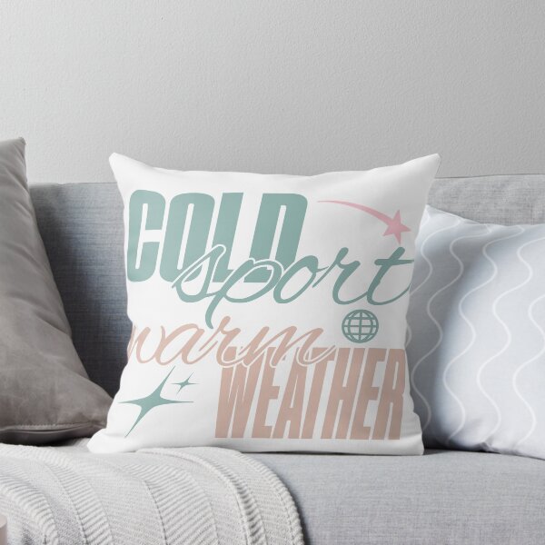 Item preview, Cold Sport Warm Weather | Retro Script Figure Skating Quote designed and sold by alyz1212.