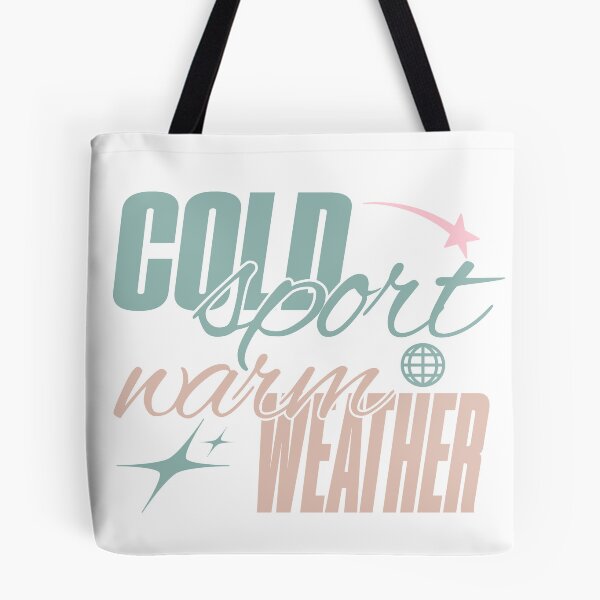 Item preview, Cold Sport Warm Weather | Retro Script Figure Skating Quote designed and sold by alyz1212.