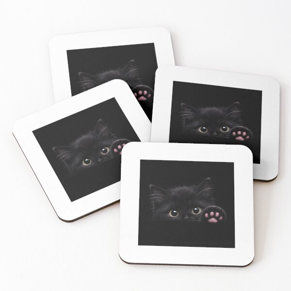 Item preview, Tiny Void With Pink Paw Beans designed and sold by LovelyCatGalaxy.