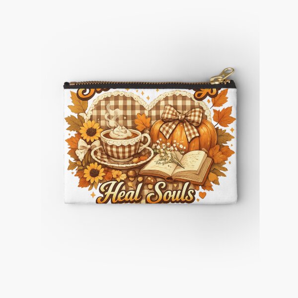 Item preview, Slow Mornings Heal Souls Coquette Fall Shirt, Gingham Autumn Aesthetic Tee, Cozy Pumpkin Coffee Graphic T-Shirt designed and sold by XxZainStylexX.