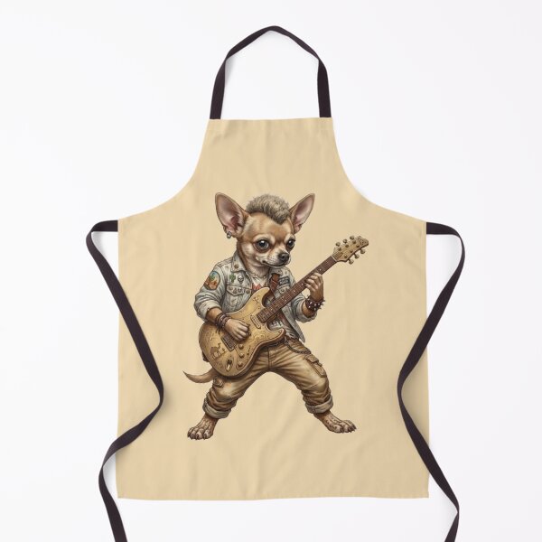 Item preview, Rock Chihuahua – Punk Guitar Dog Design designed and sold by Dogandesighn.