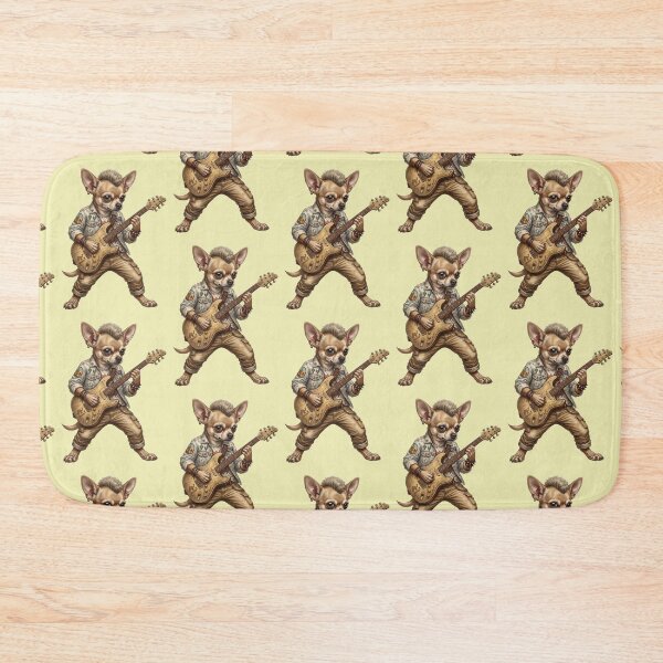Item preview, Rock Chihuahua – Punk Guitar Dog Design designed and sold by Dogandesighn.
